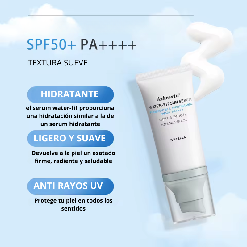 Protector solar Centella y Nicotinamida SPF 50+ UV (50 ml)