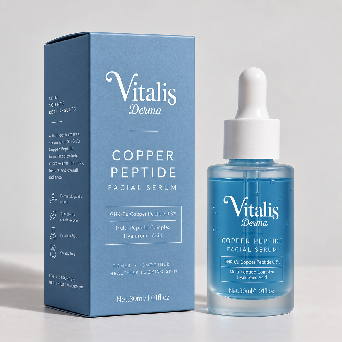 Sérum Facial de Péptidos de Cobre GHK-Cu