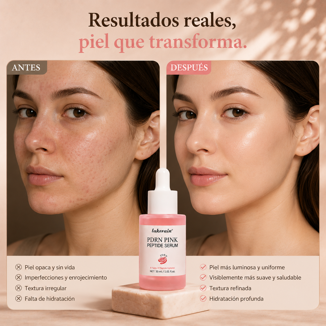 Serum con PDRN de salmon - hidratante y reafirmante (30 ml)