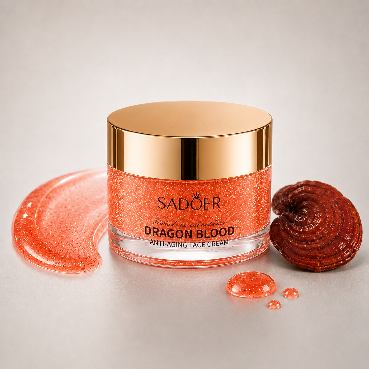 50g Reishi Mushroom & Dragon's Blood Face Cream Hydrating Moisturizing Skin Revitalizing