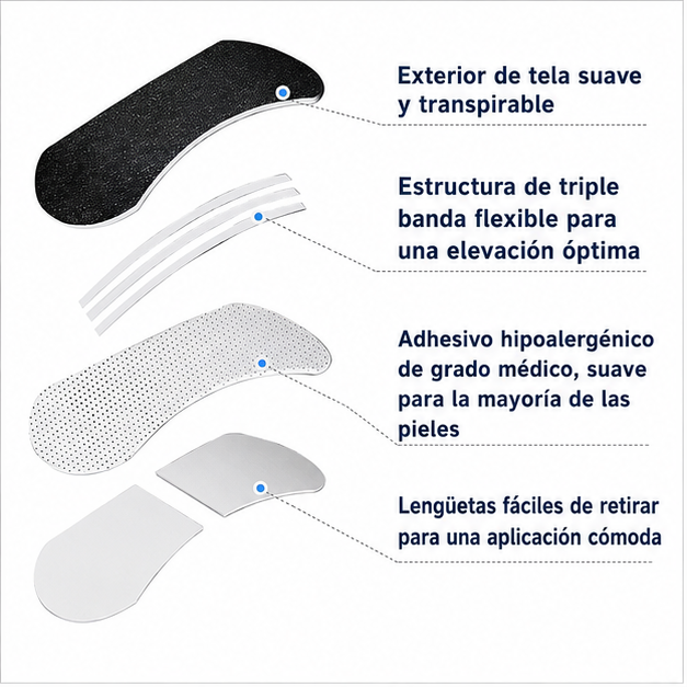 Tiras nasal antironquidos