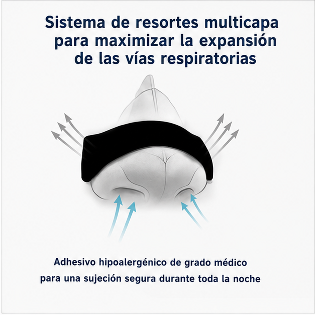 Tiras nasal antironquidos
