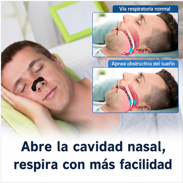 Tiras nasal antironquidos